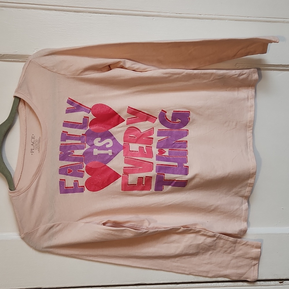 CHILDREN'S PLACE GIRL'S LONG SLEEVE TEE SIZE XL GREAT USED CONDITION